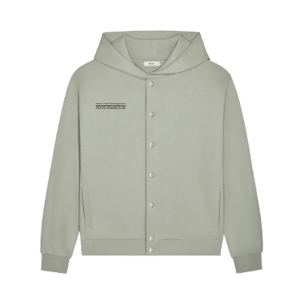 365 Midweight Snap Button Hoodie – moss green