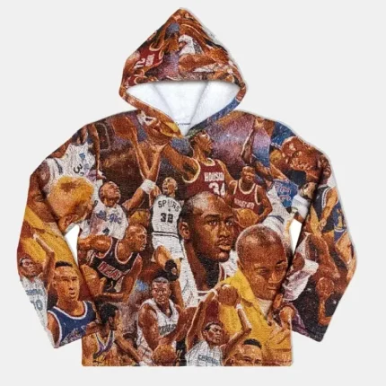 90s Legends” Tapestry Hoodie