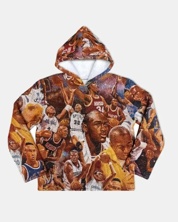 90s Legends” Tapestry Hoodie