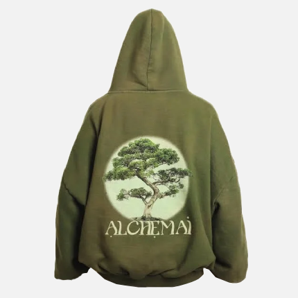Alchemai Hoodie Tree – Green