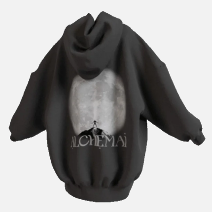 Alchemai Moon Hoodie – Black