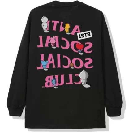 Anti Social Social Club Track long sleeve Tshirt