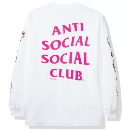 Anti Social Social Club x Hello Kitty White Long Sleeve