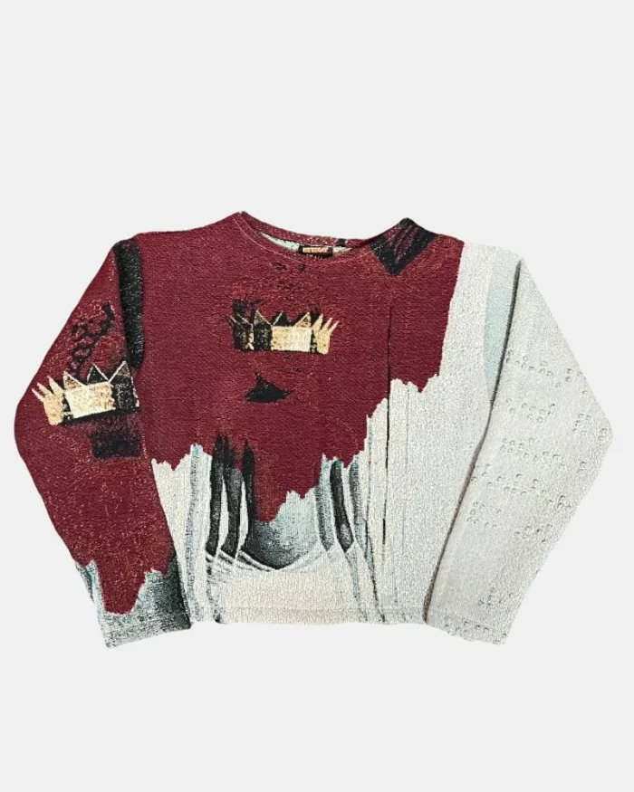 Anti Woven Tapestry Sweater