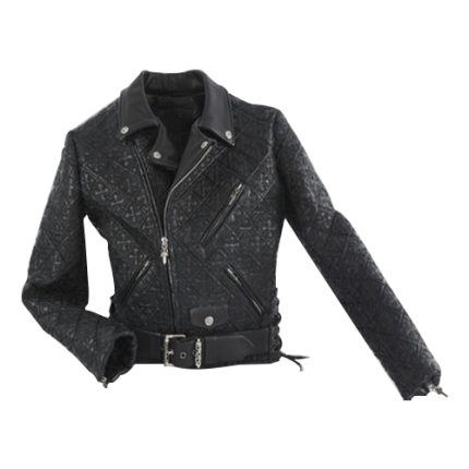 CHROME HEARTS Plain Logo Biker Jackets