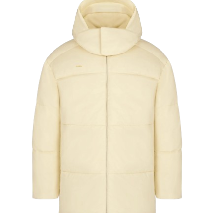 Flower-Warmth Recycled Nylon Long Puffer
