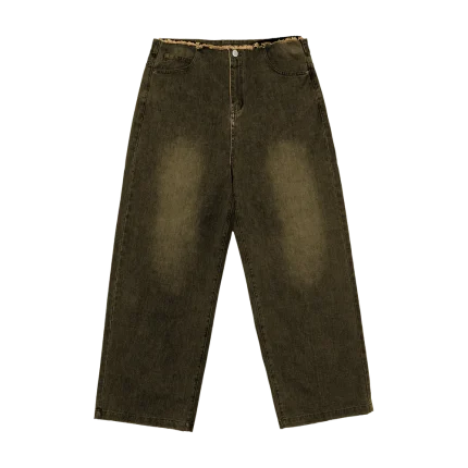 Cold Culture Frayed Waistband Jeans Dust Grey Denim