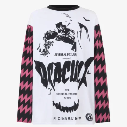 Gcds Dracula Printed Long Sleeves T-Shirt