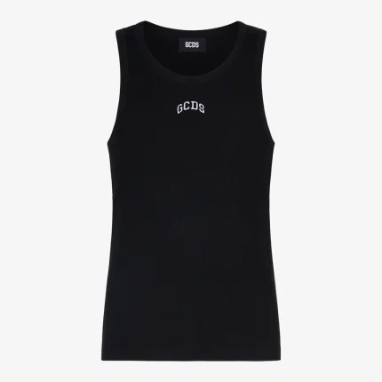Gcds Logo Lounge Tank Top Black