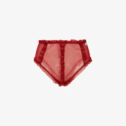 Gcds Medusa Knit Ultrashorts Red