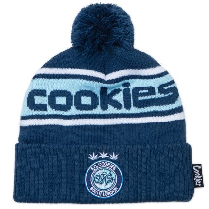 Cookies Hooliganism POM Navy Beanie