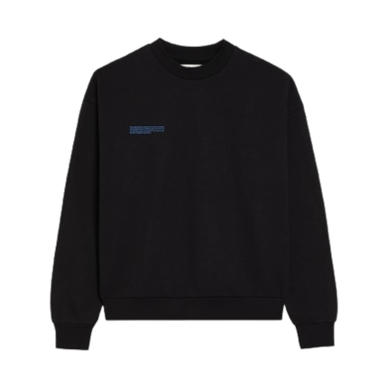 In Conversion Cotton Sweatshirt – black