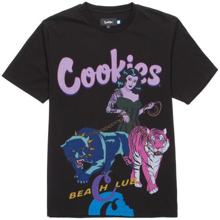 Cookies Island Beach Club Knit Feline Print