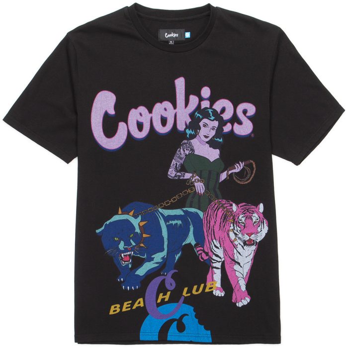 Cookies Island Beach Club Knit Feline Print