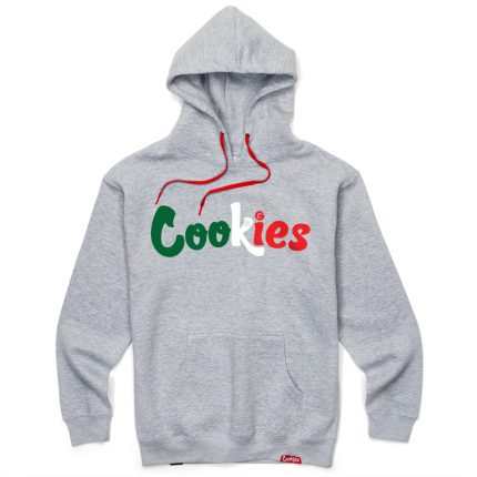 Cookies Tri Color Pullover Hoodie Grey