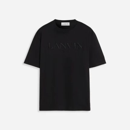Lanvin Embroidered T Shirt – Black