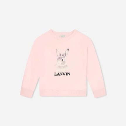 Lanvin Fleece Sweatshirt-Pink