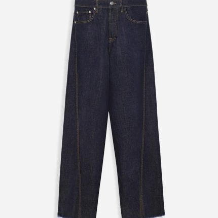 Lanvin Twisted Baggy Denim Pants