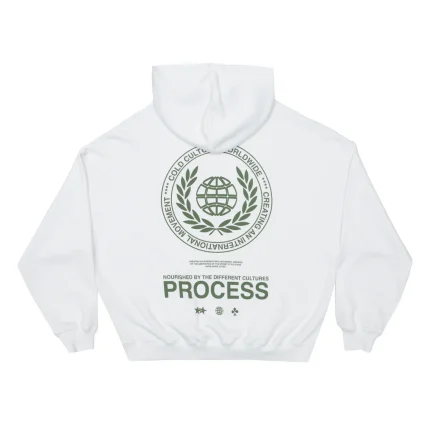 Cold Culture Laurel World Hoodie White
