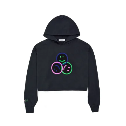 Mvla Collab | Have a Nice Day Cropped Hoodie