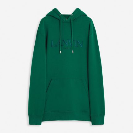 Loose-Fitting Hoodie With Embroidered Lanvin Logo