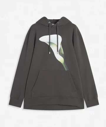 Lanvin Oversized Floral Print Hoodie