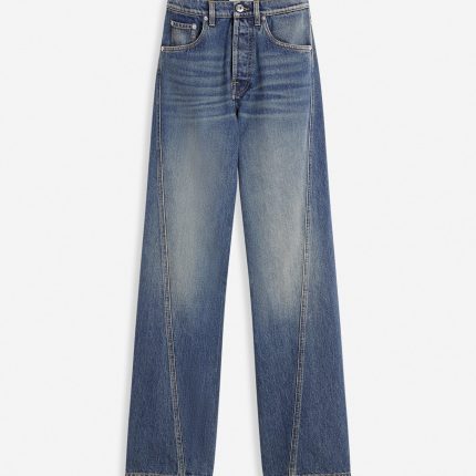 Lanvin Twisted Straight-Leg Pants