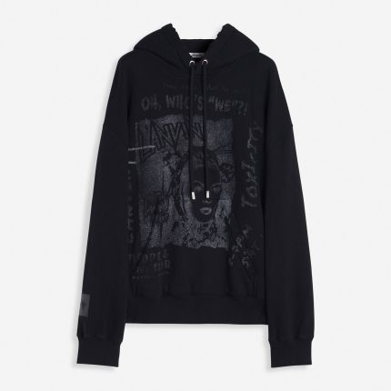 Lanvin X Future Unisex Loose-Fit Printed Hoodie