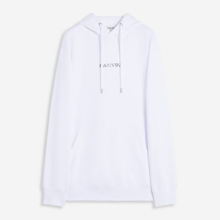 Unisex Loose-Fitting Hoodie With Lanvin Logo