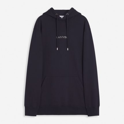 Unisex Loose-Fitting Hoodie With Lanvin