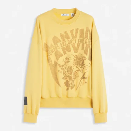 Lanvin future loose-fit printed sweatshirts
