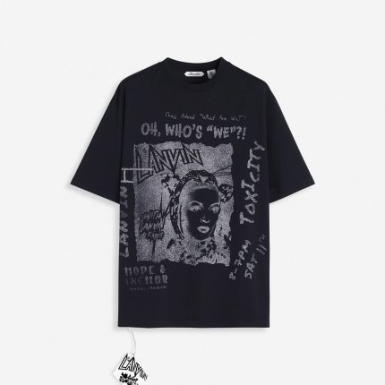 Lanvin X Future Unisex Classic Printed T Shirt