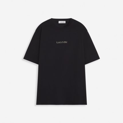 Lanvin Logo Classic T Shirt Black