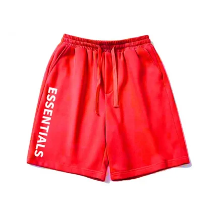 Fear of God Essentials Red Shorts