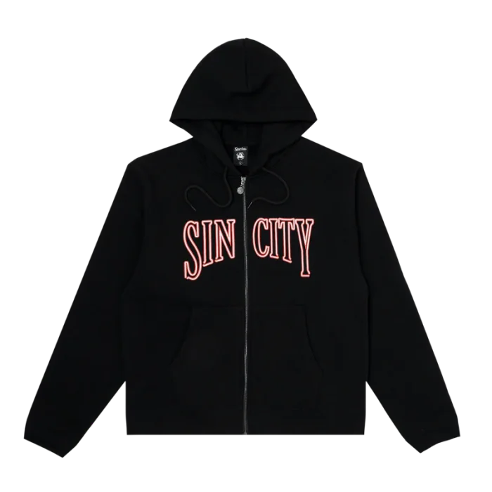 Sinclair Global Zip up Hoodie Black