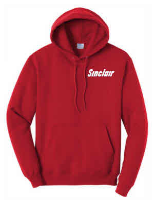 Sinclair Hooded Sweatshirt Red