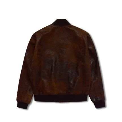 Valas Los Angles Distressed Varsity Jacket