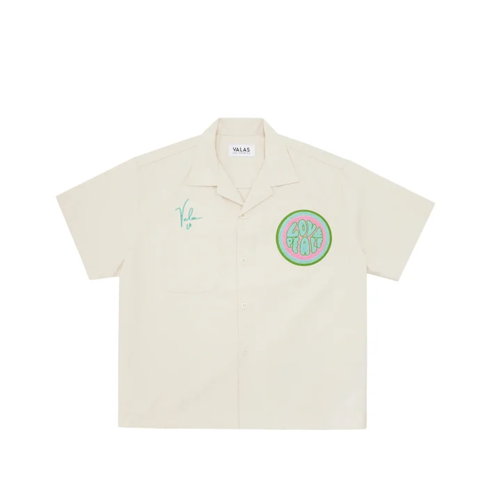 Valas Los Angles Love & Peace Bowler Shirt