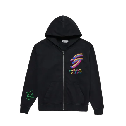 Valas Los Angles Nothing Matters Zipper Hoodie