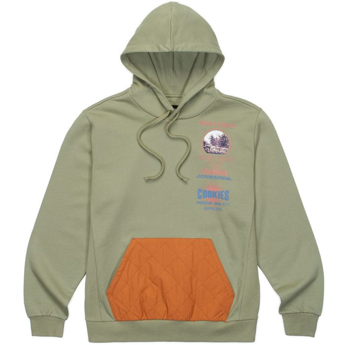Workwear French Terry Pullover Olive Hoodie