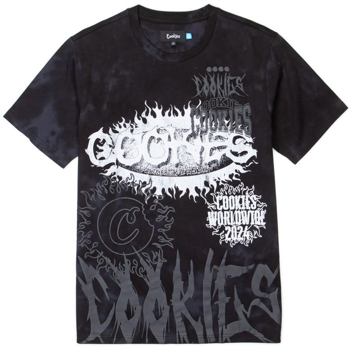 Cookies World Tour Slipknot Enzyme Washed Ss Knit