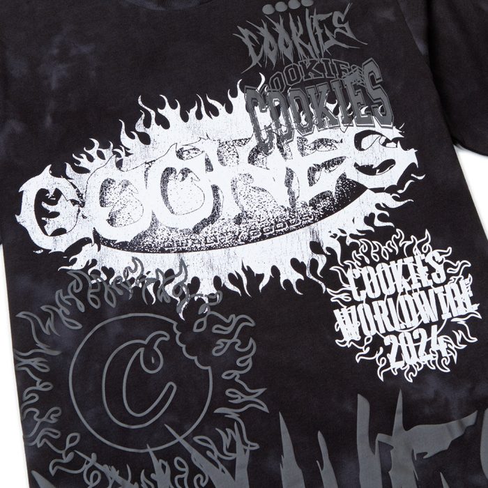 Cookies World Tour Slipknot Enzyme Washed Ss Knit