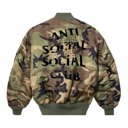anti social social club Kaburosai Camo Jacket