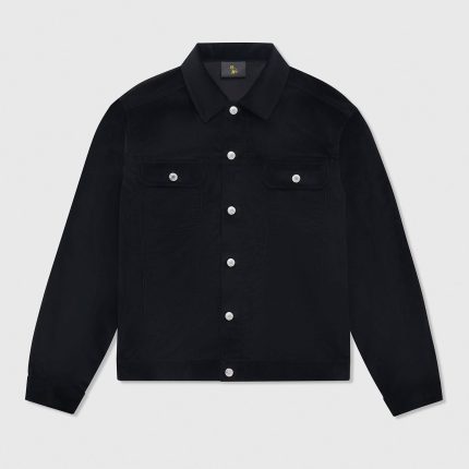 OVO CORDUROY TRUCKER JACKET BLACK