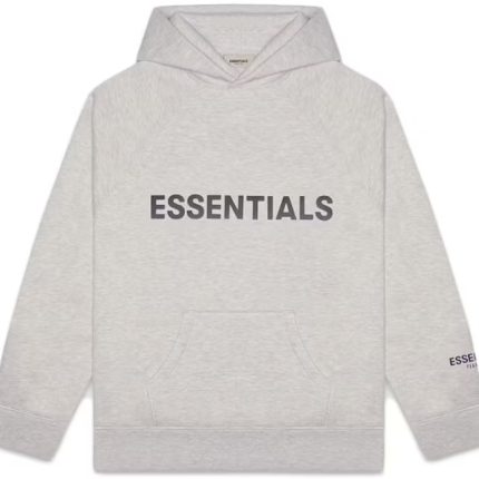 Fear of God Essentials Pullover Hoodie Applique Logo Heather