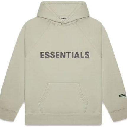 Fear of God Essentials Pullover Hoodie Applique Logo Moss