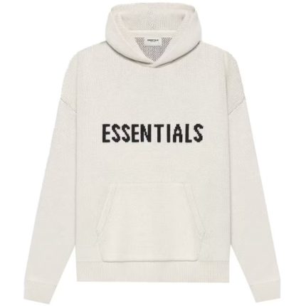 Fear of God Essentials Knit Pullover Hoodie (SS21) Buttercream