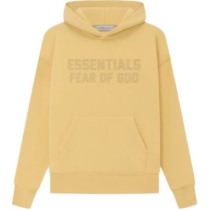 Fear of God Essentials Kids Hoodie Light Tuscan