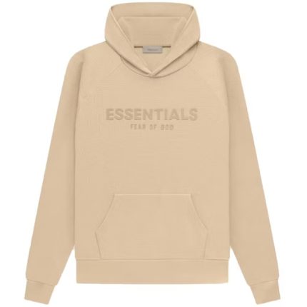 Fear of God Essentials Waffle Raglan Hoodie Sand