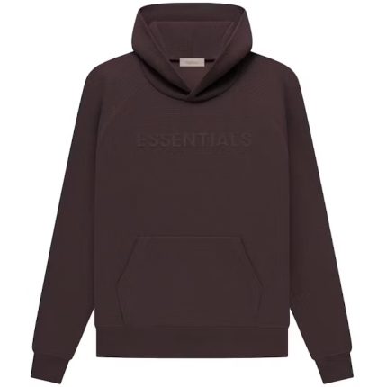 Fear of God Essentials Waffle Raglan Hoodie Plum